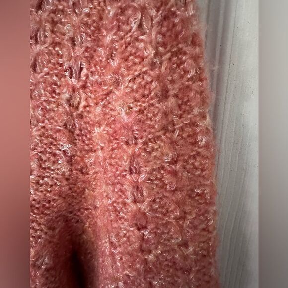 Bebe Cowl Neck Sweater Peach Orange Color Very Soft Size Small - Picture 6 of 6